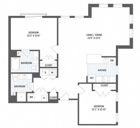 Floor plan at Jack Flats by Windsor, Massachusetts, 02176